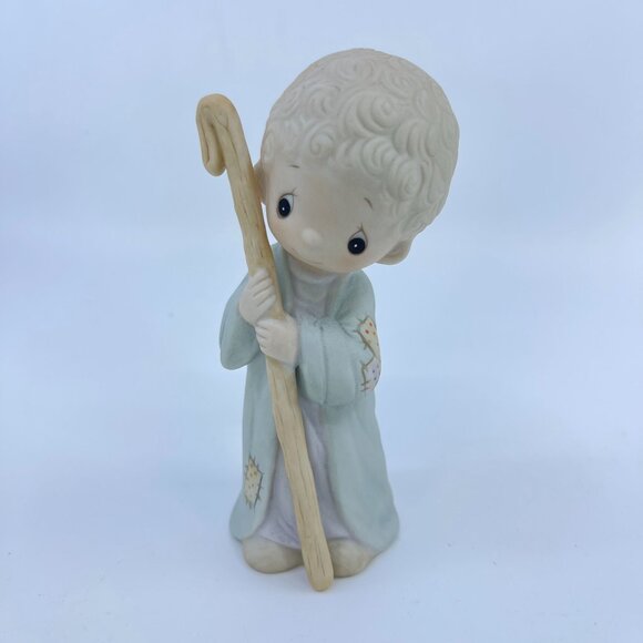 precious moments "come let us adore him" nativity set 9 piece set 1979 - Picture 3 of 11